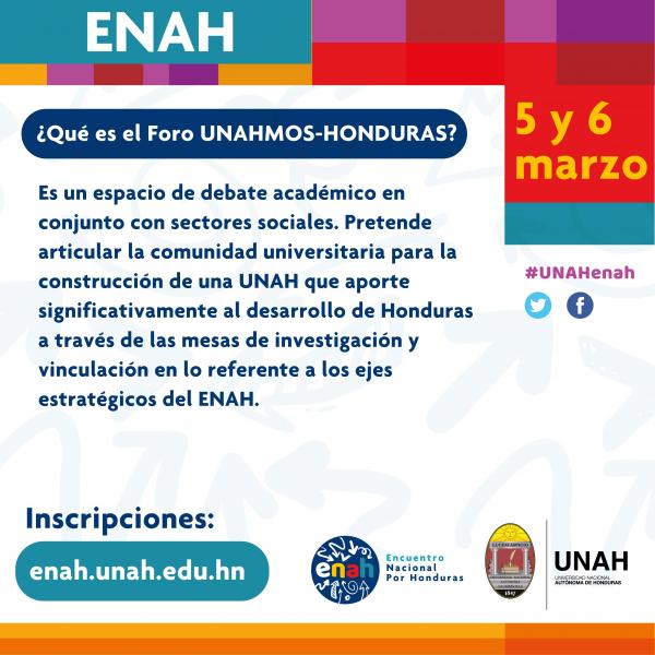 POST ENAH Que es el Foro UNAHMOS HONDURAS2